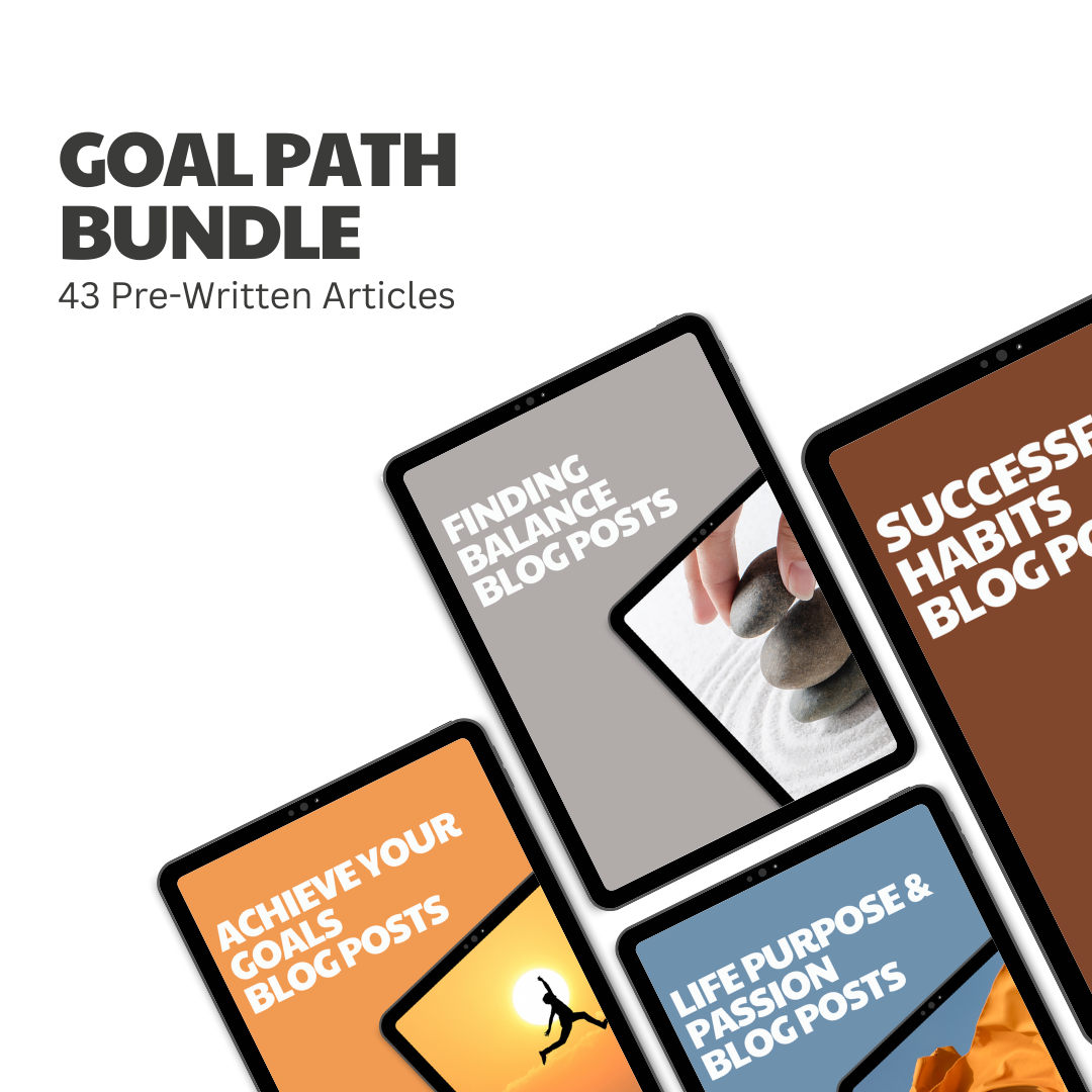 Goal Path Bundle – 43 Pre-Written Articles